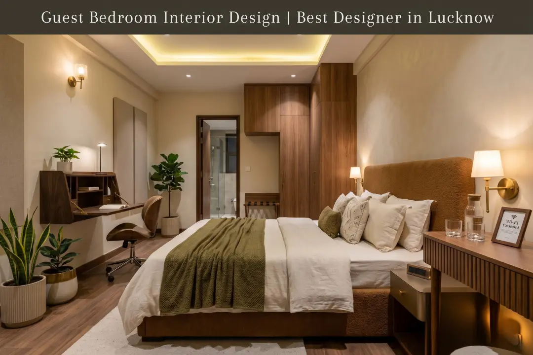 Guest Bedroom Interior Design | Best Designer in Lucknow
